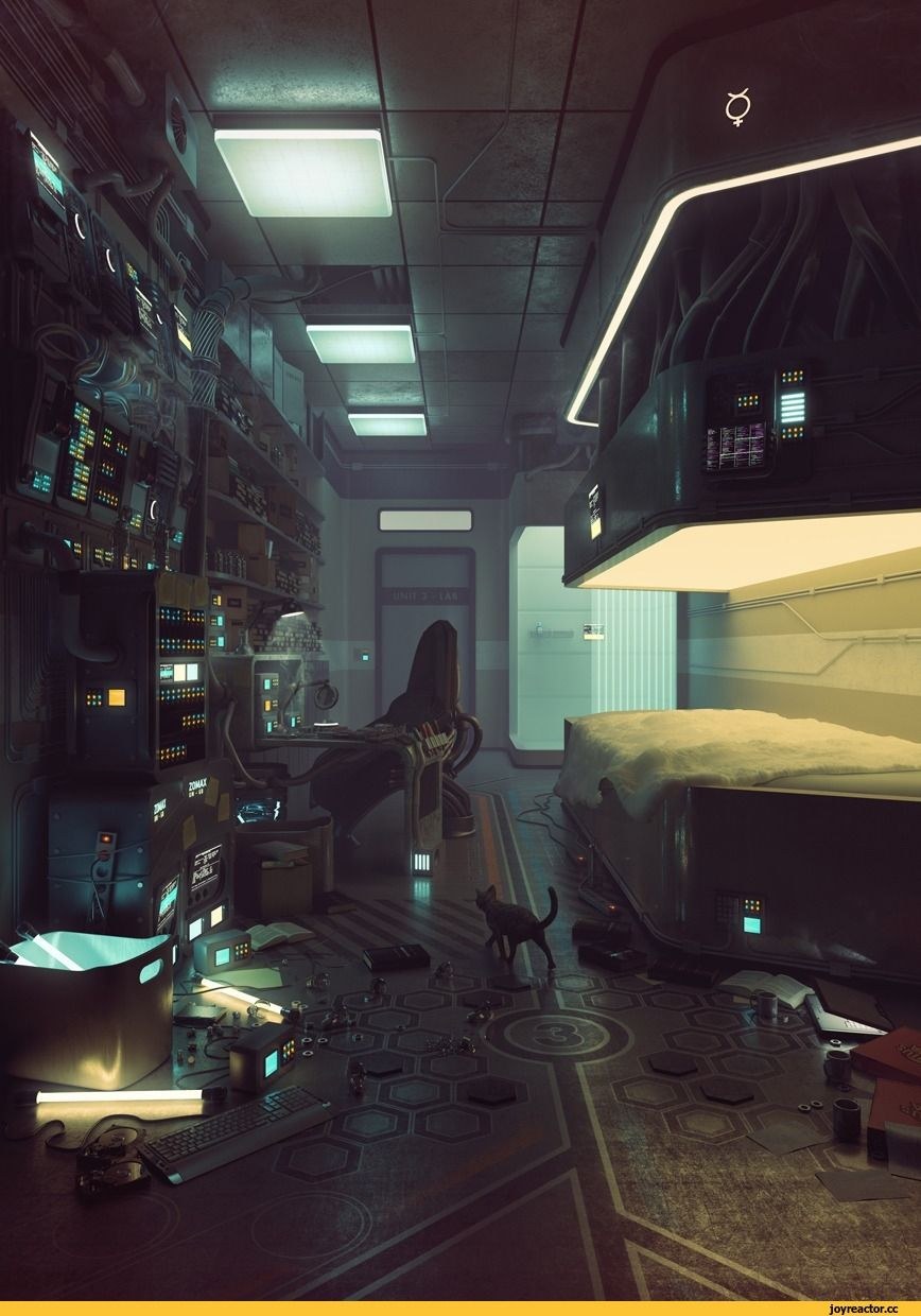 Киберпанк 2077 интерьер