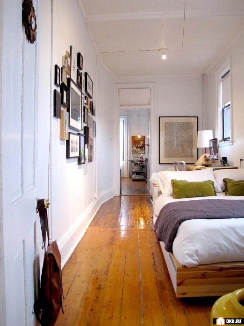 Узкая длинная комната интерьер