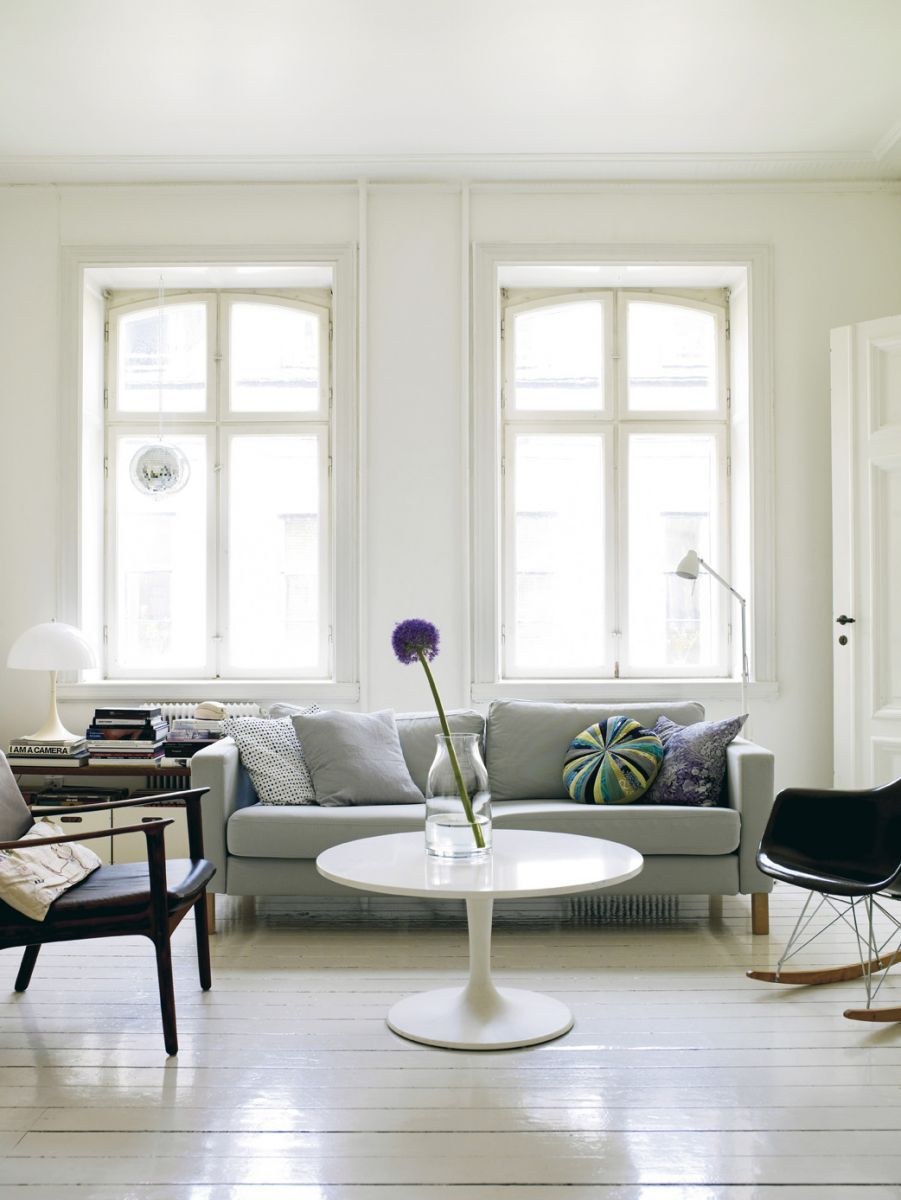 Крашенные окна в интерьере