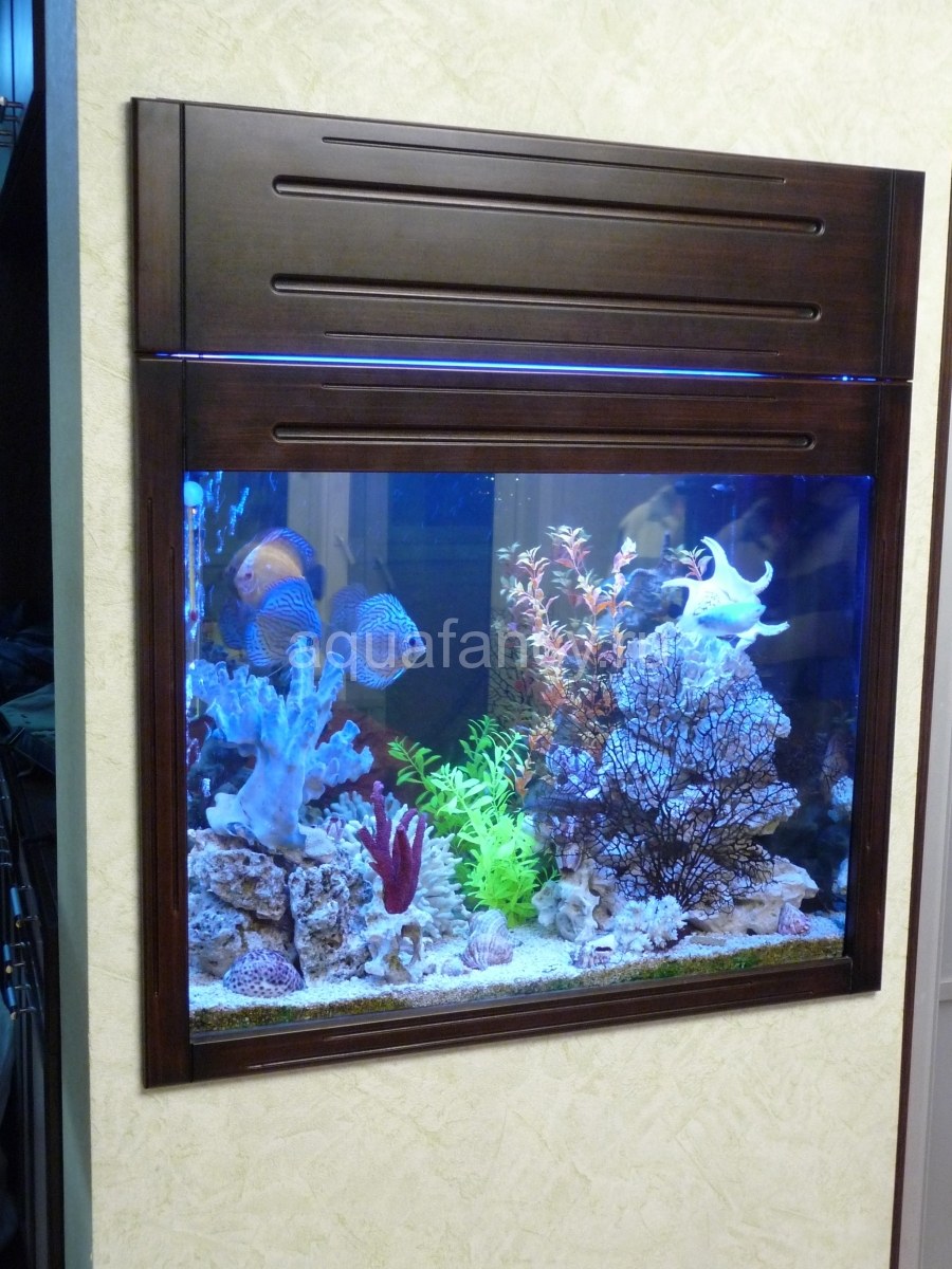 Шкаф со встроенным аквариумом