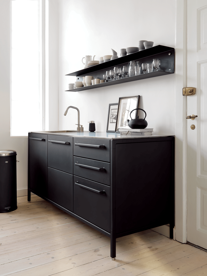 Металлическая икеа миникухня