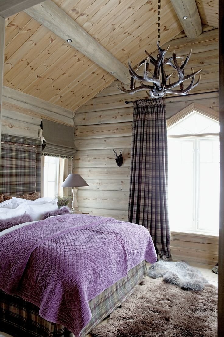 Спальня в норвежском стиле