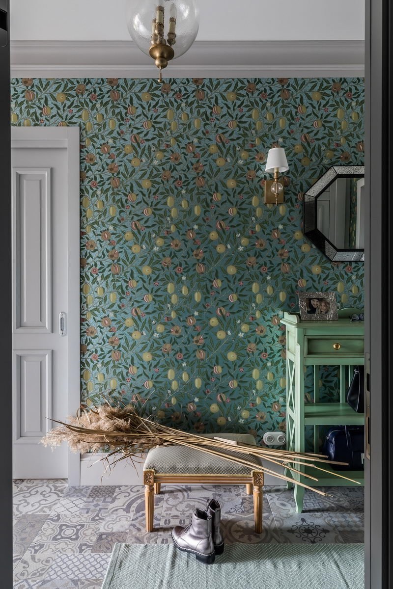 Обои Morris 216672 в интерьере