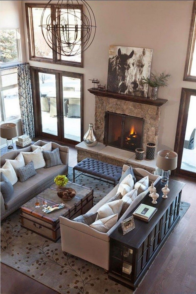 Камин в интерьере