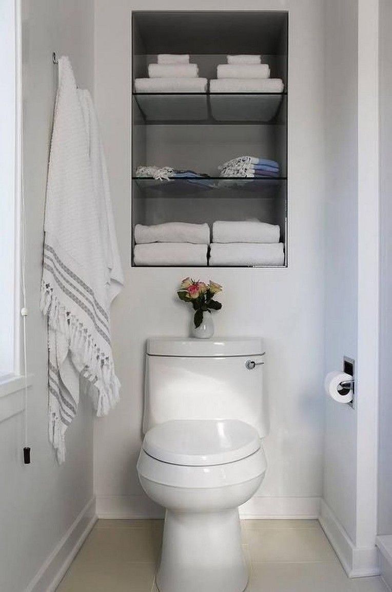 Полочки в туалете