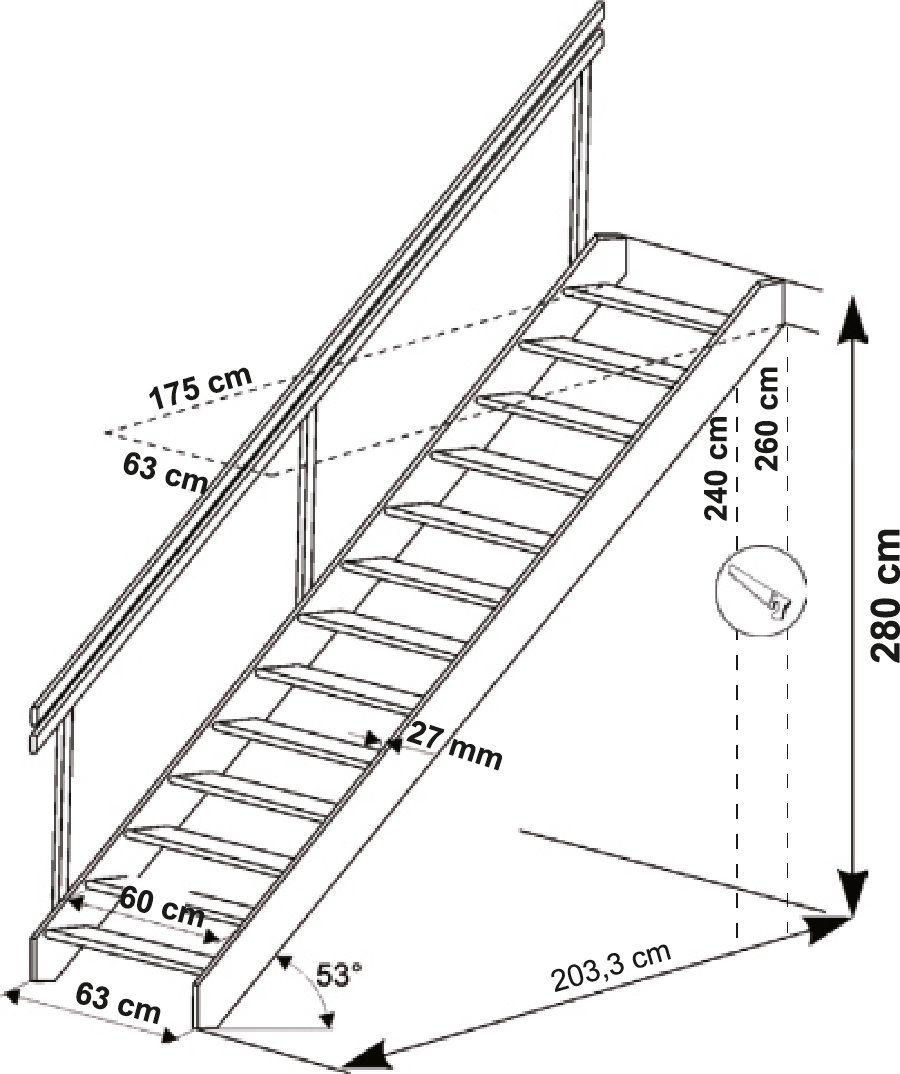 Лестница лс 02м чертёж