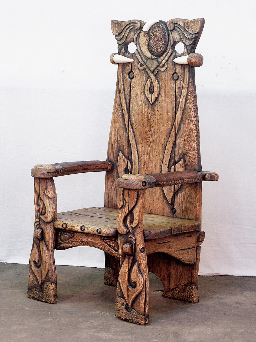 Кресло трон Викинг