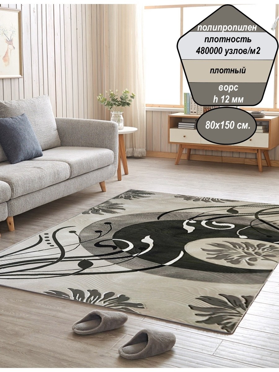 Стильные ковры в интерьере