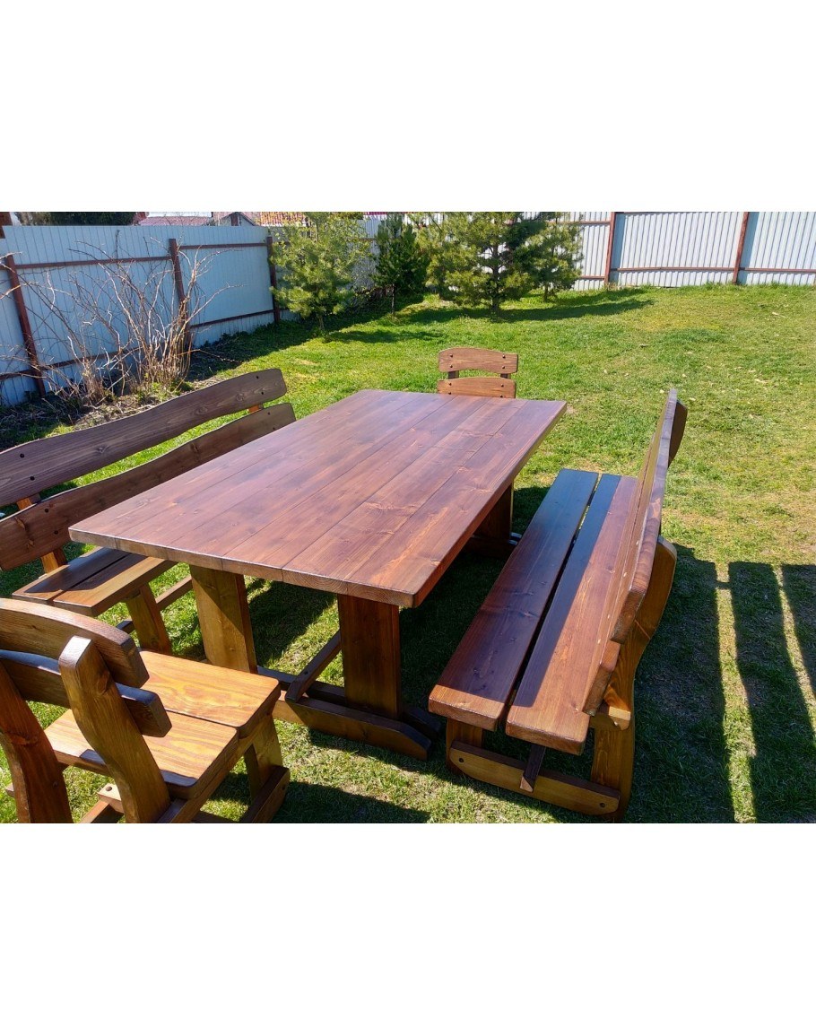 Садовая мебель из дерева