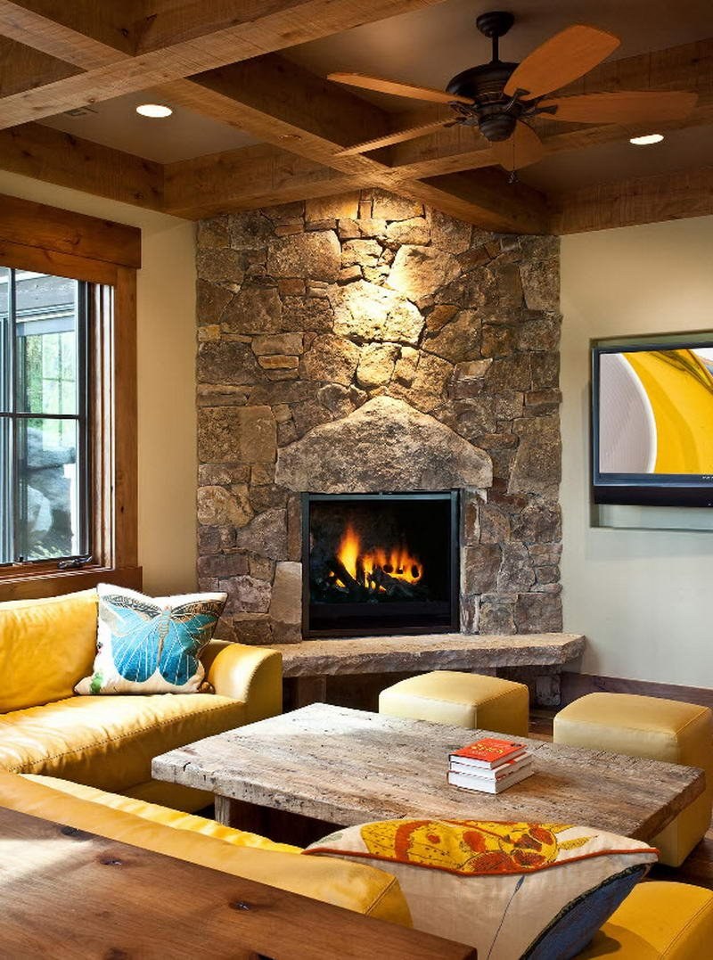 Камин в интерьере