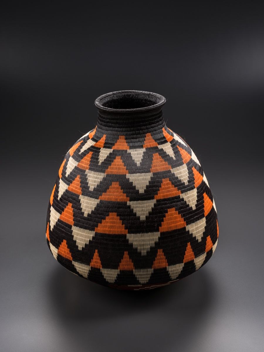 Африканские узоры ваза