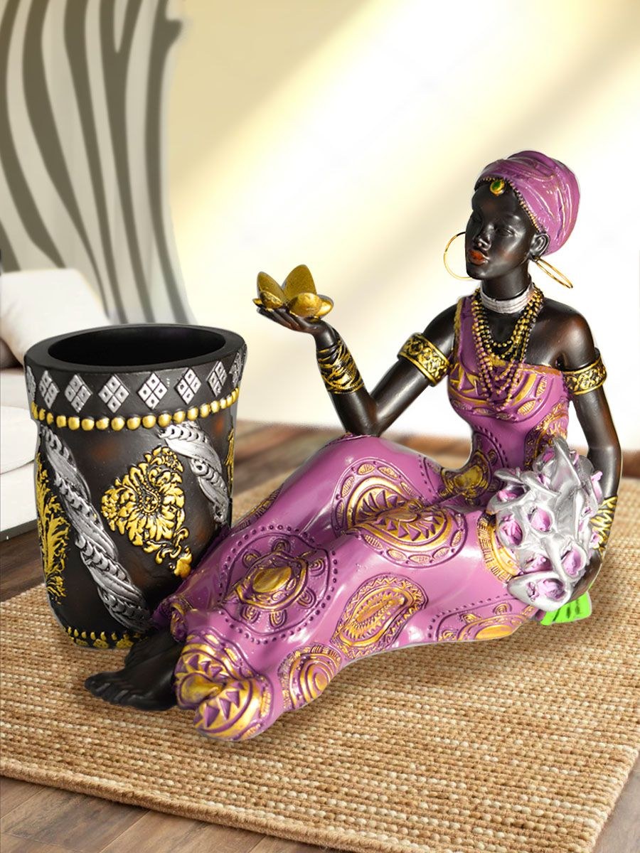 Яркая ваза в африканском стиле (83 фото)