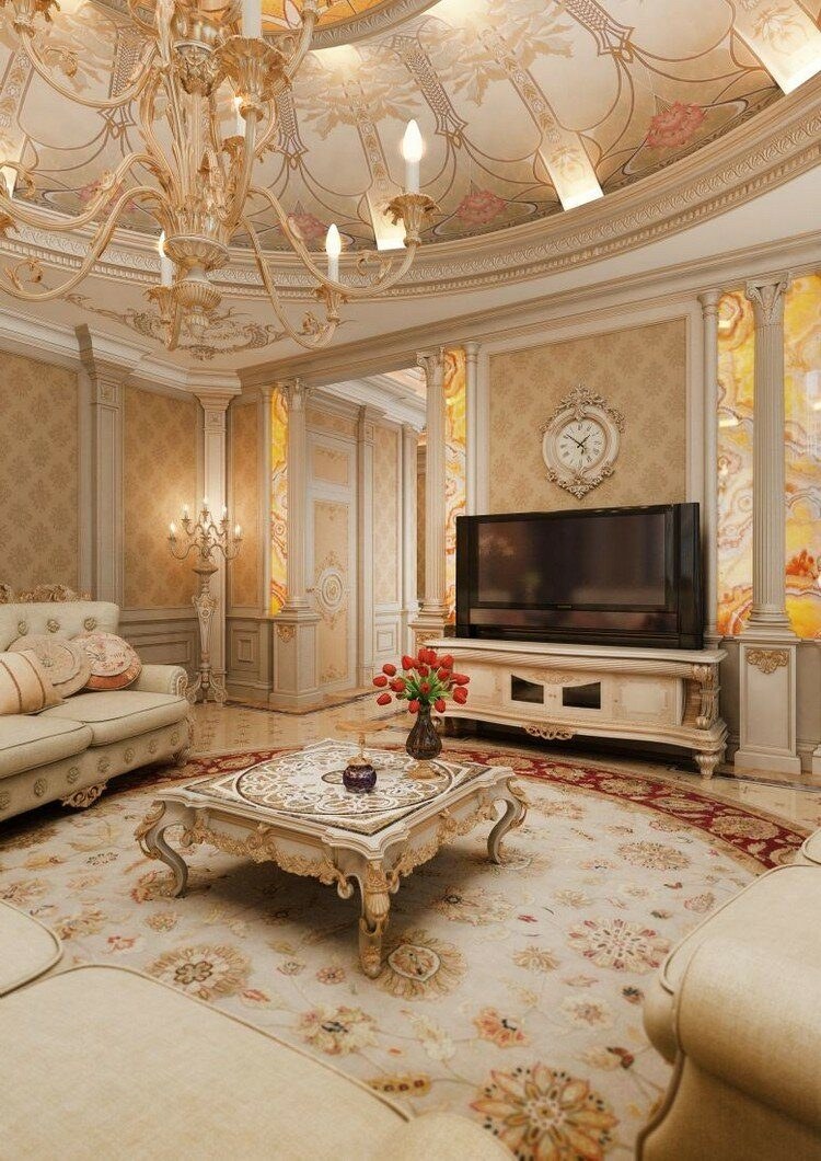 Гостиная в классическом стил