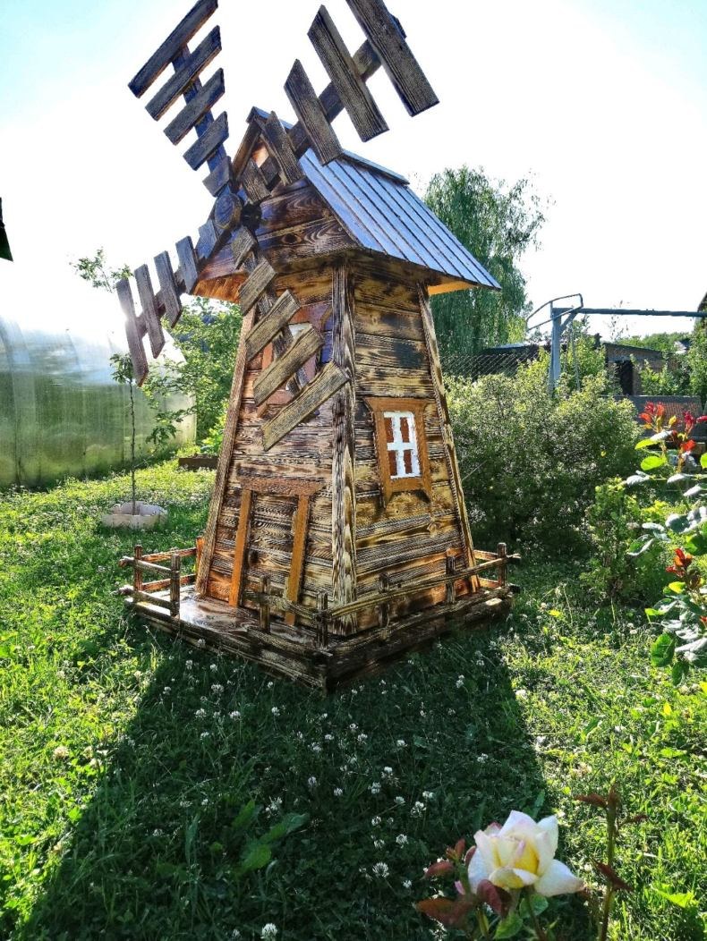 Мельница декоративная для сада