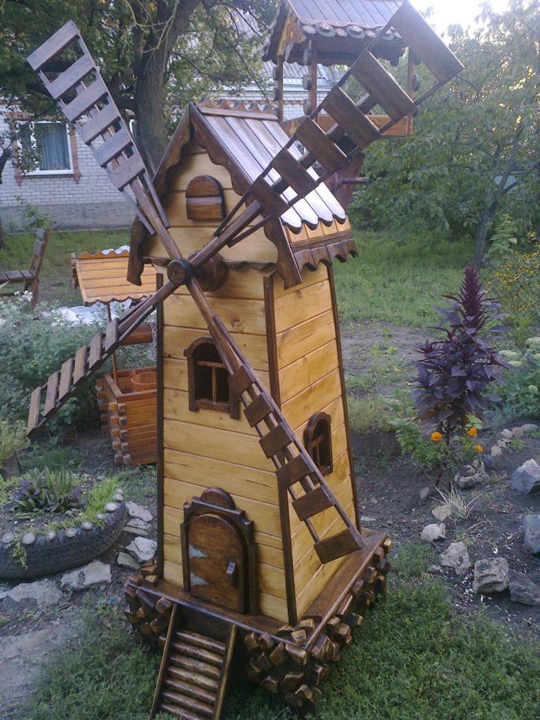 Мельница декоративная 580мм эконом комплект Агро