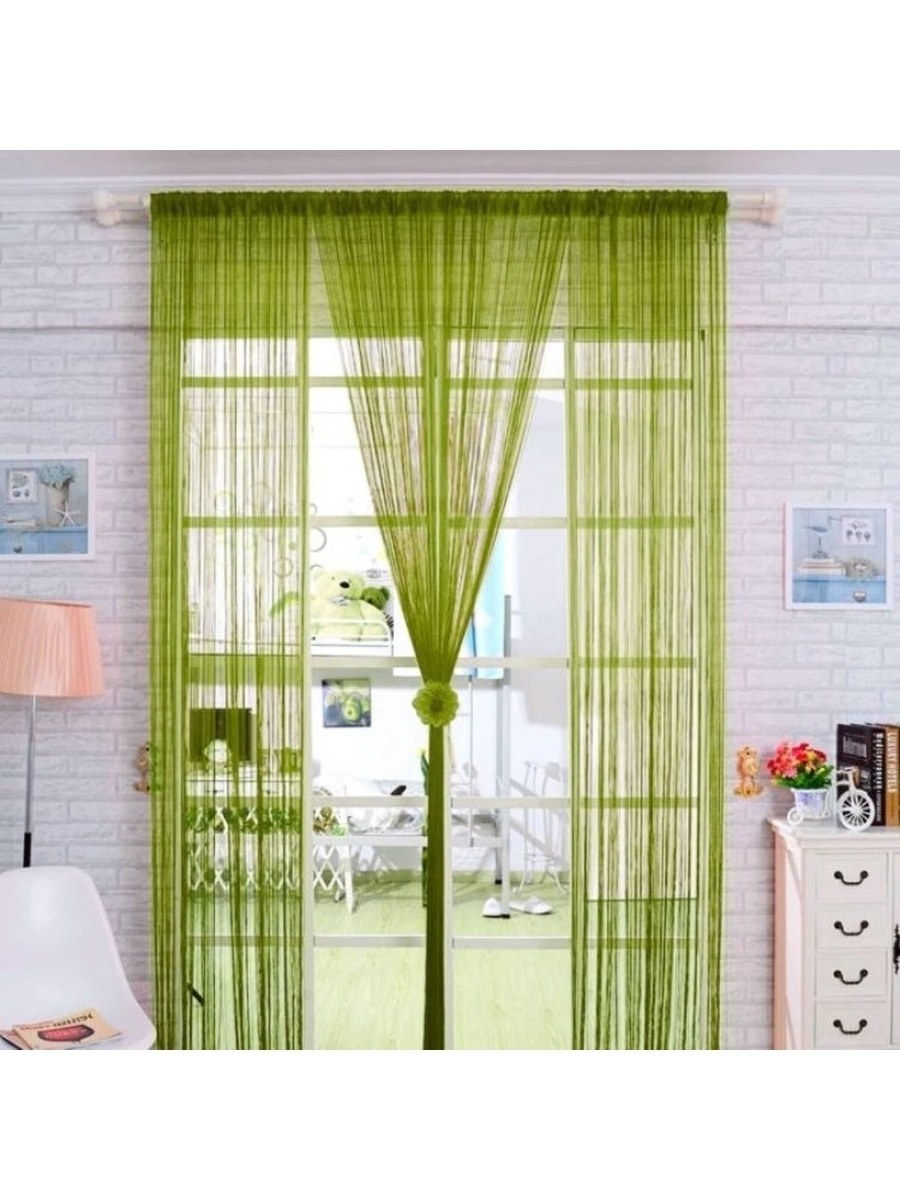 Нитяные шторы кисея