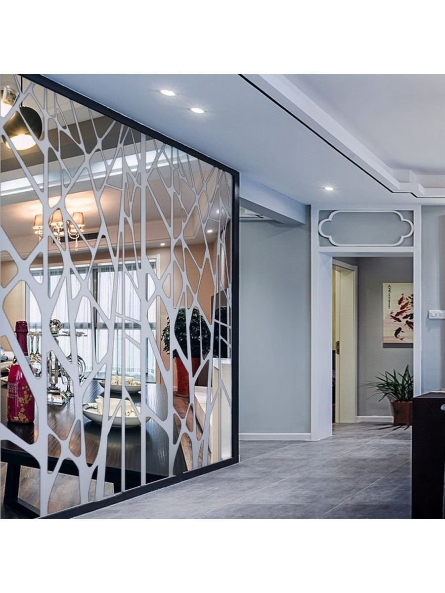 Зеркальное панно на стену