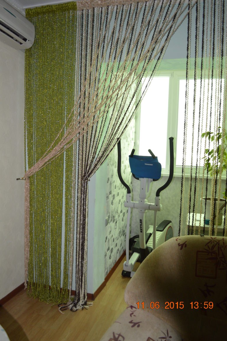 Веревочные шторы