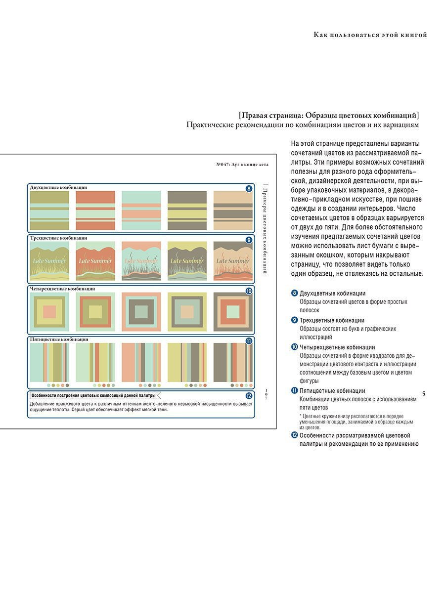 Куно сочетание цветов на практике