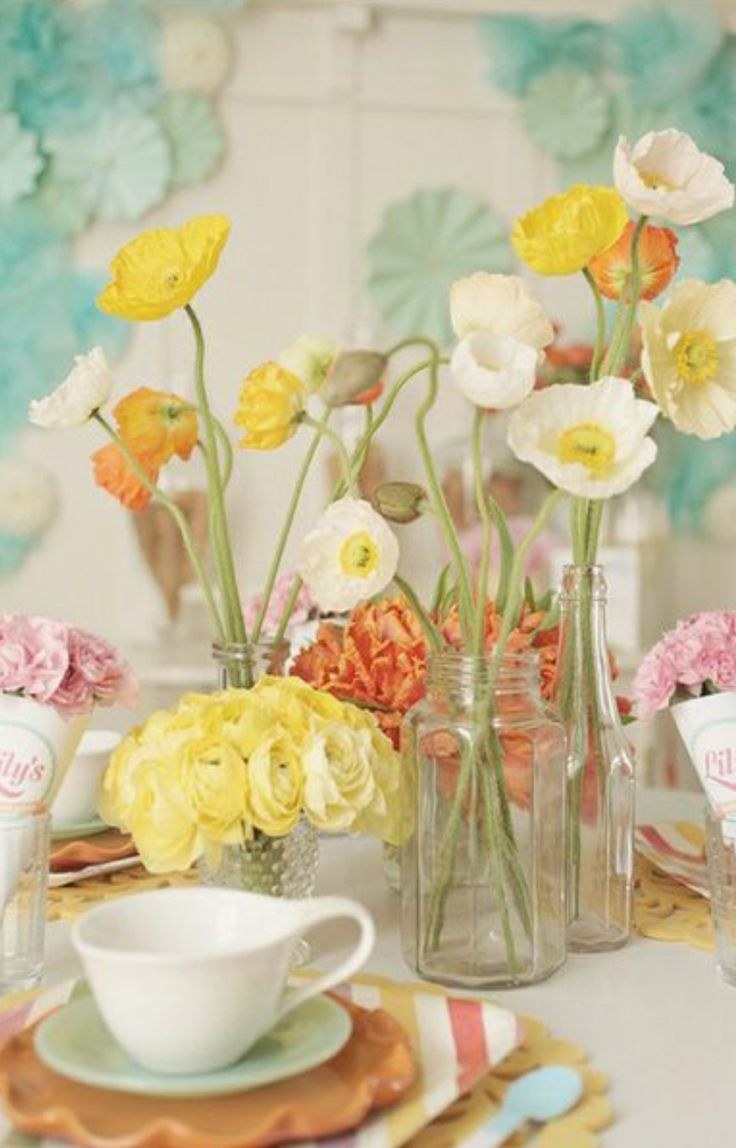 Сочетание пастельных цветов