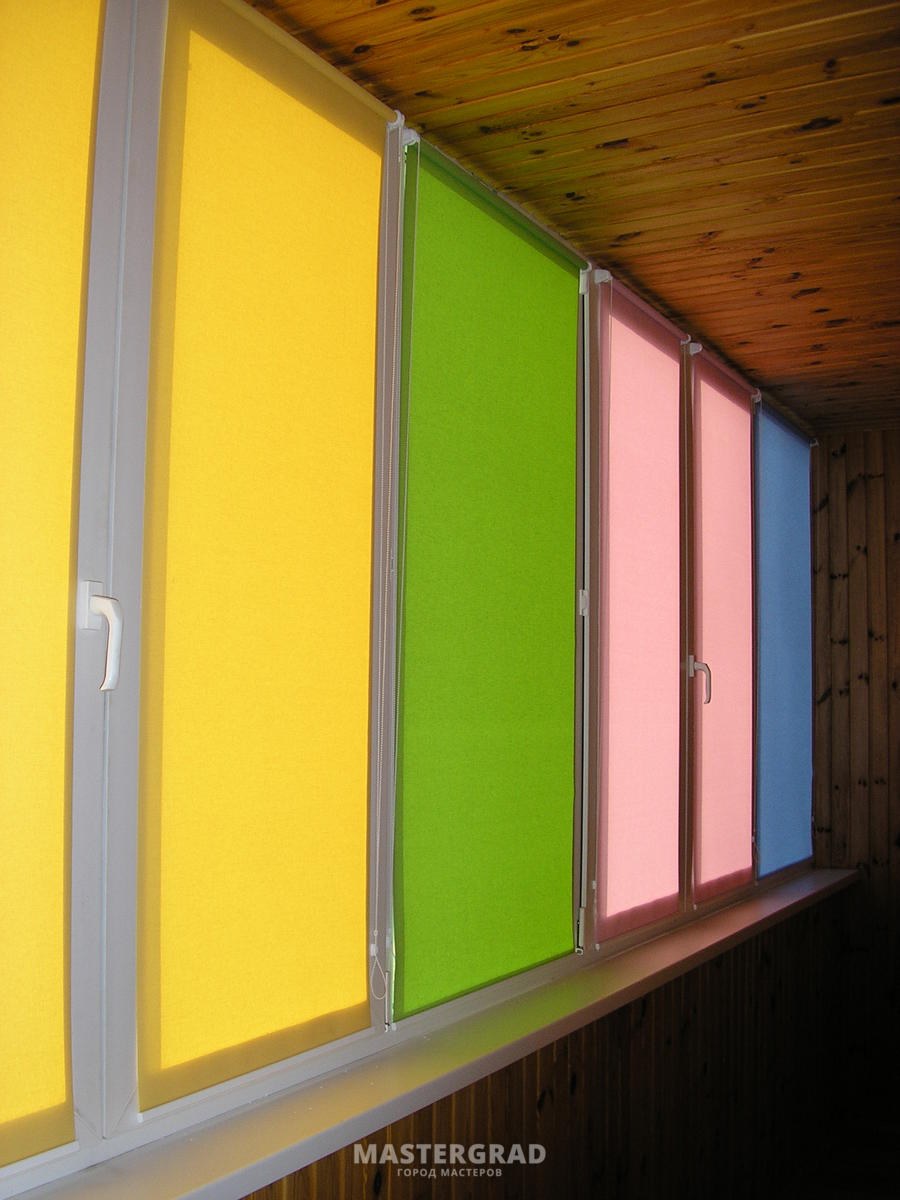 Рулонные шторы на лоджию от солнца