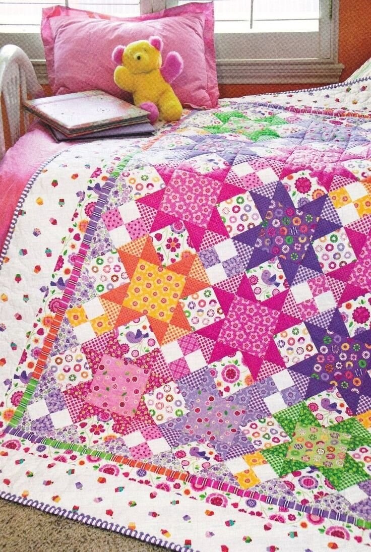 Детское одеяло пэчворк