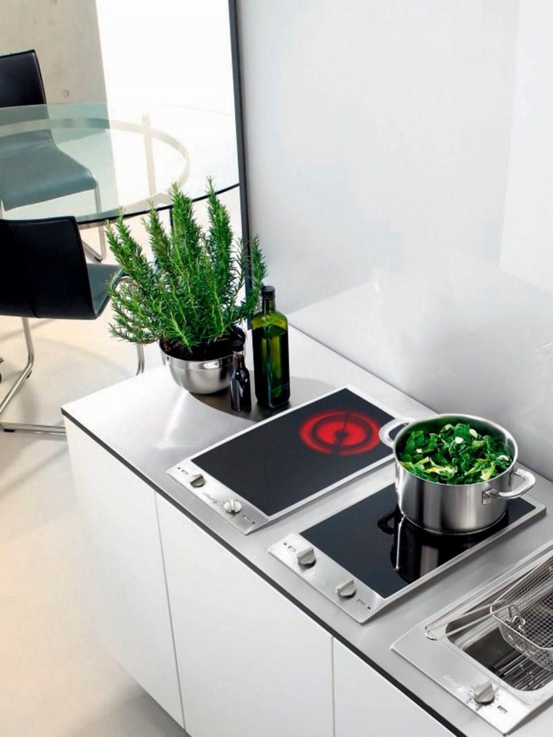 Электрическая плита встроенная в столешницу