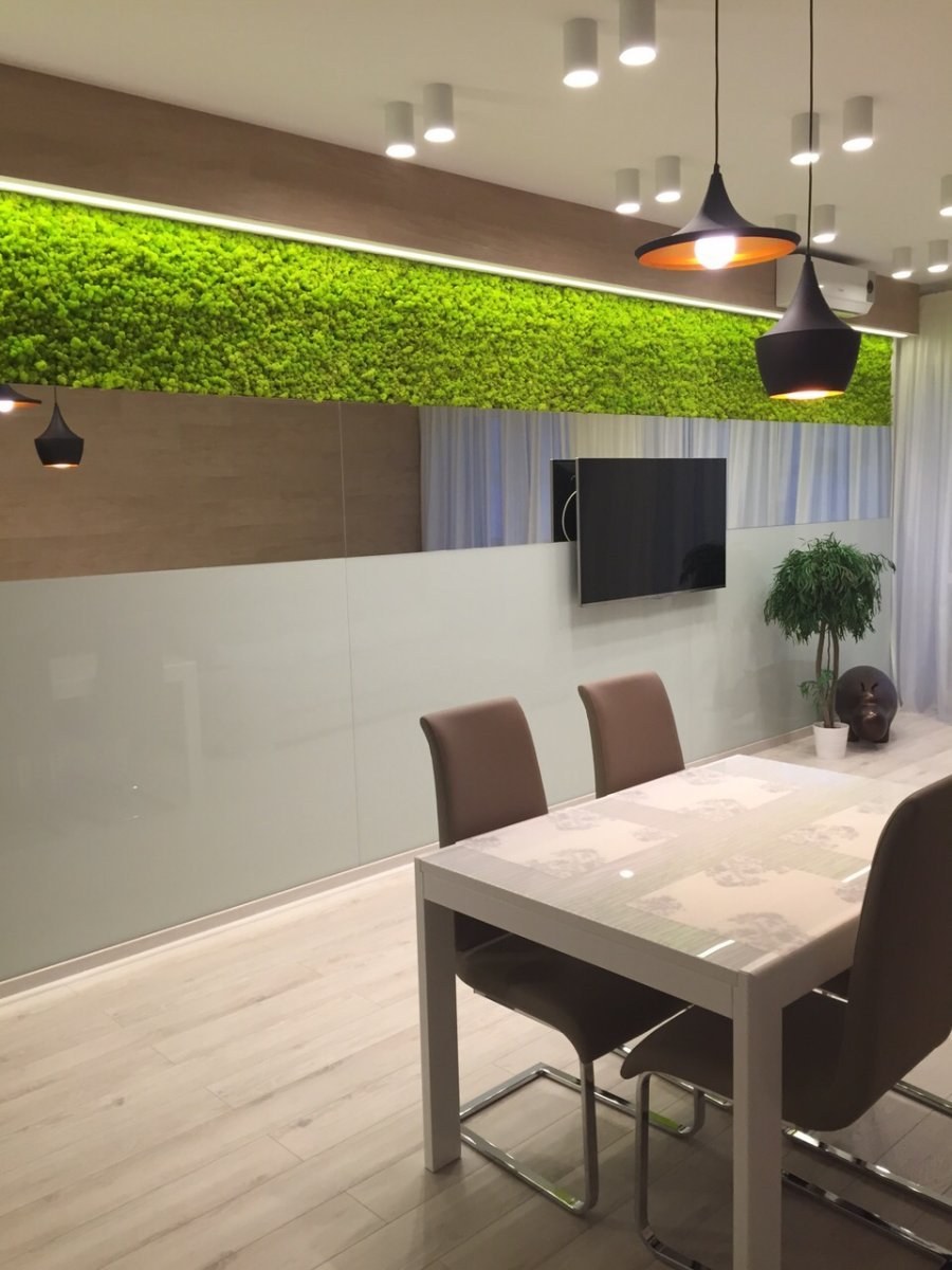 Панели из искусственной зелени