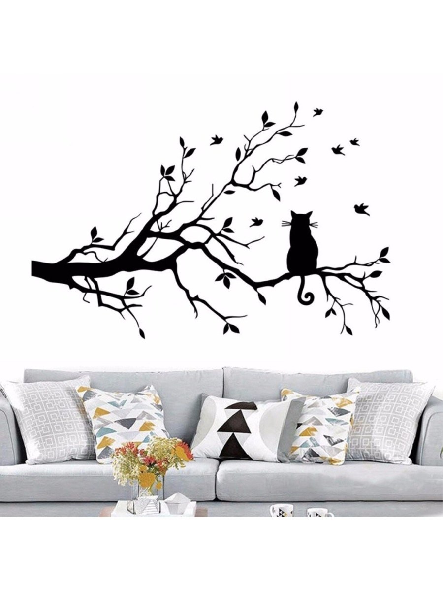 Наклейки на стену птички