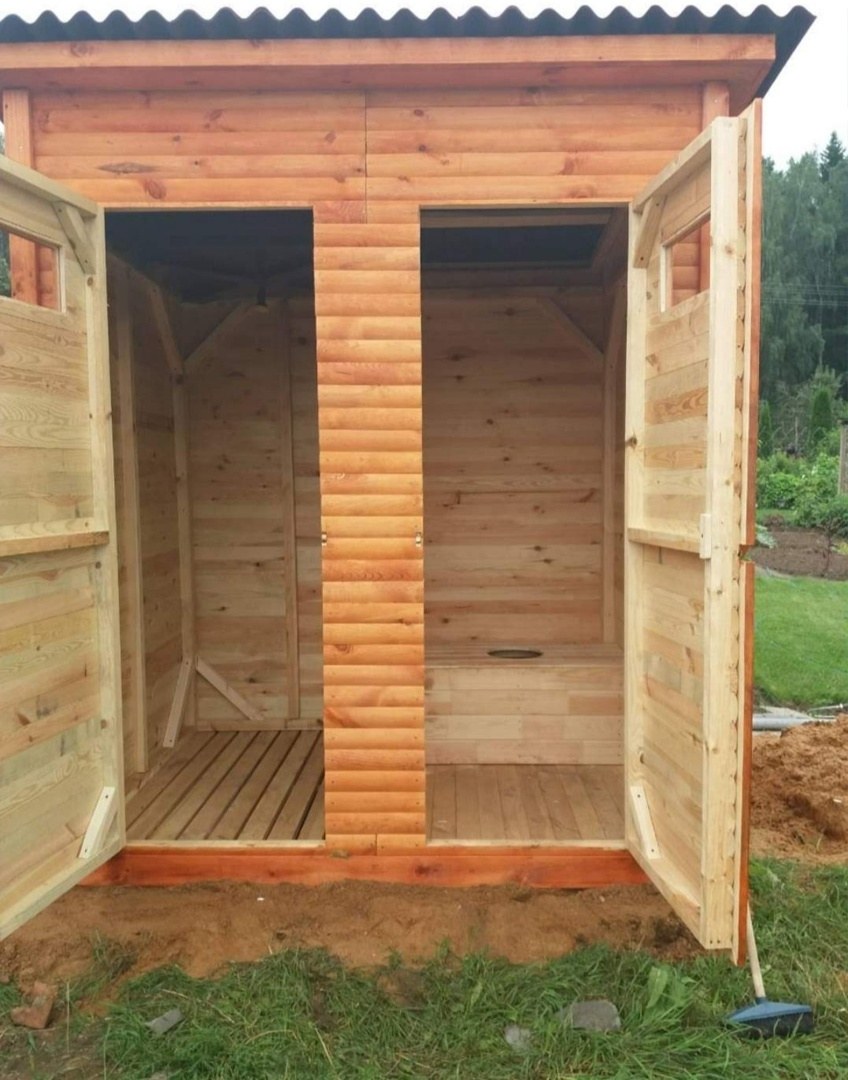 Туалет дачный 1х1.2