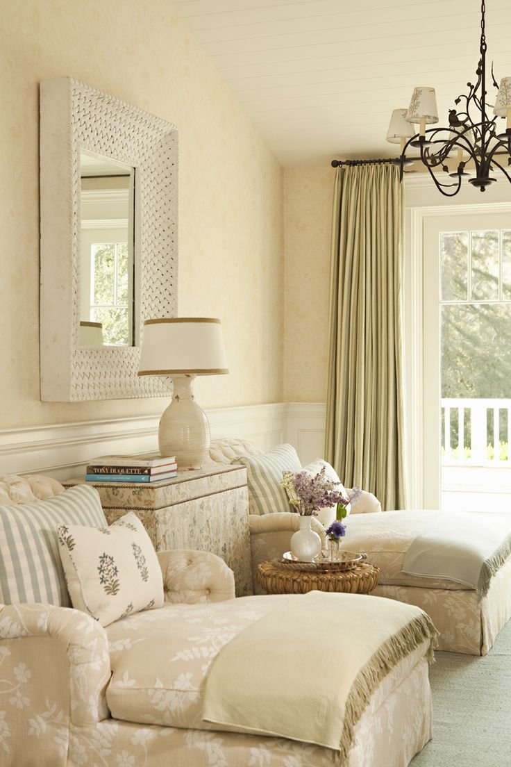 Кремовый цвет в интерьере