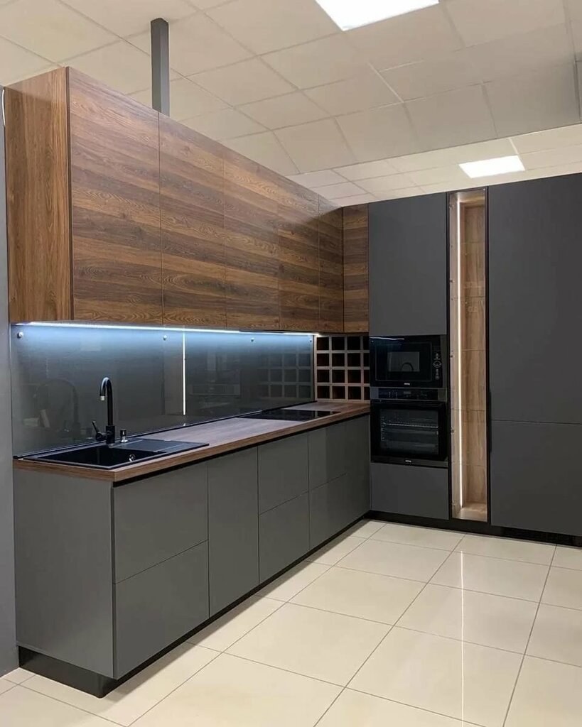 Кухонные фасады под дерево