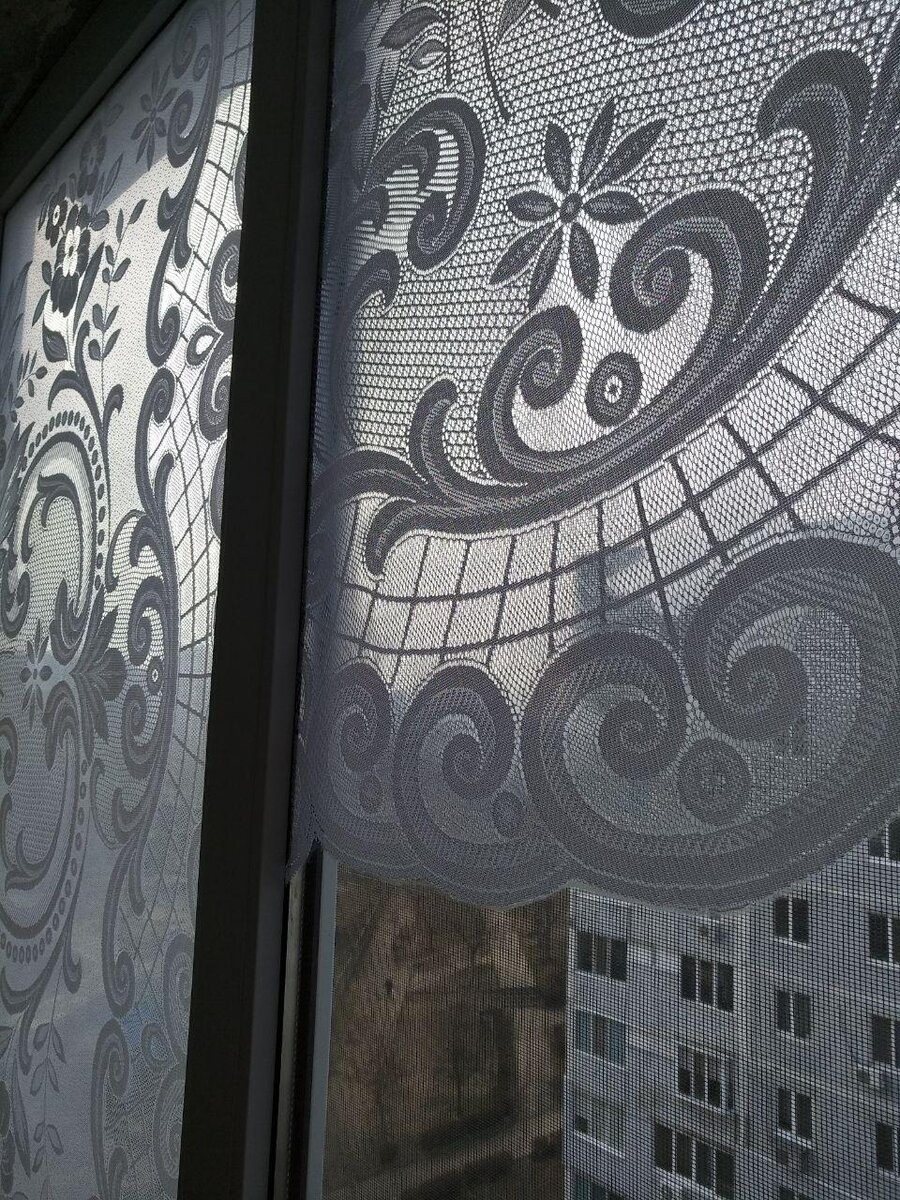 Тюль на окна на крахмале