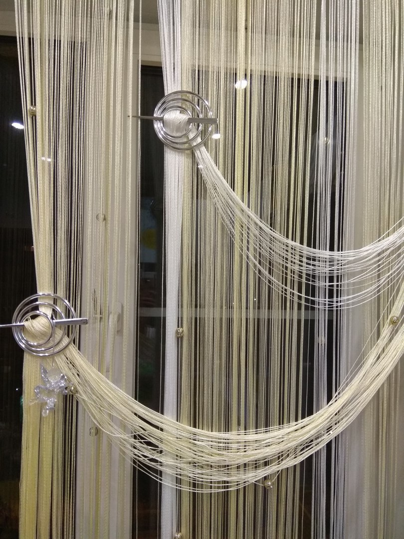 Заколки для нитяных штор