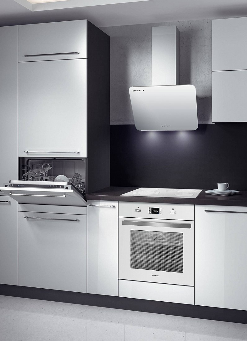 Газовый духовой шкаф Fornelli FGА 45 stretto WH