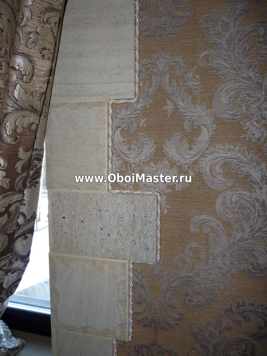 Декорирование стыков на стене