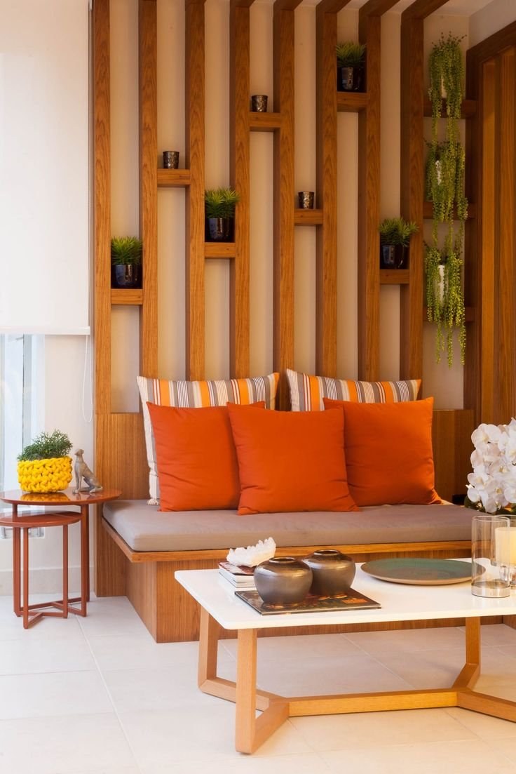 Рейки в интерьере