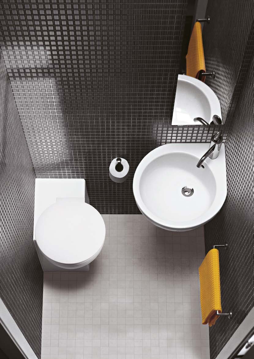 Унитаз угловой приставной Hatria you me yxz601