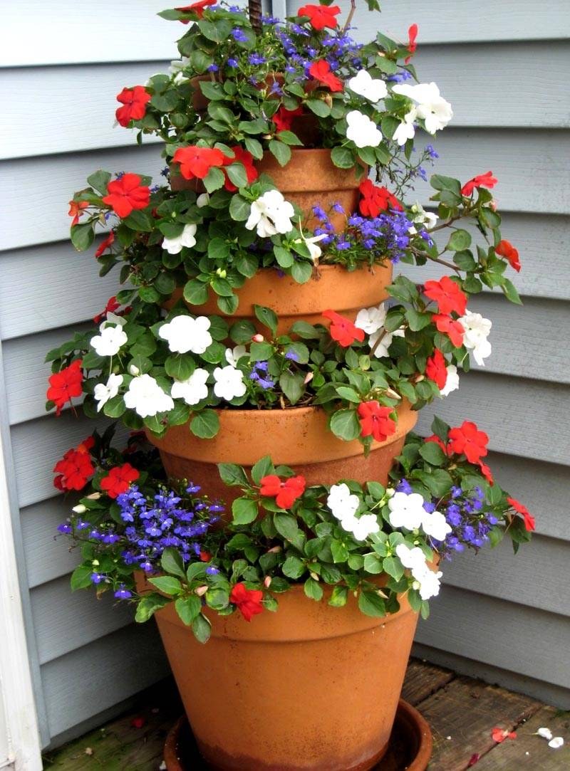 Цветник многоярусный Каскад