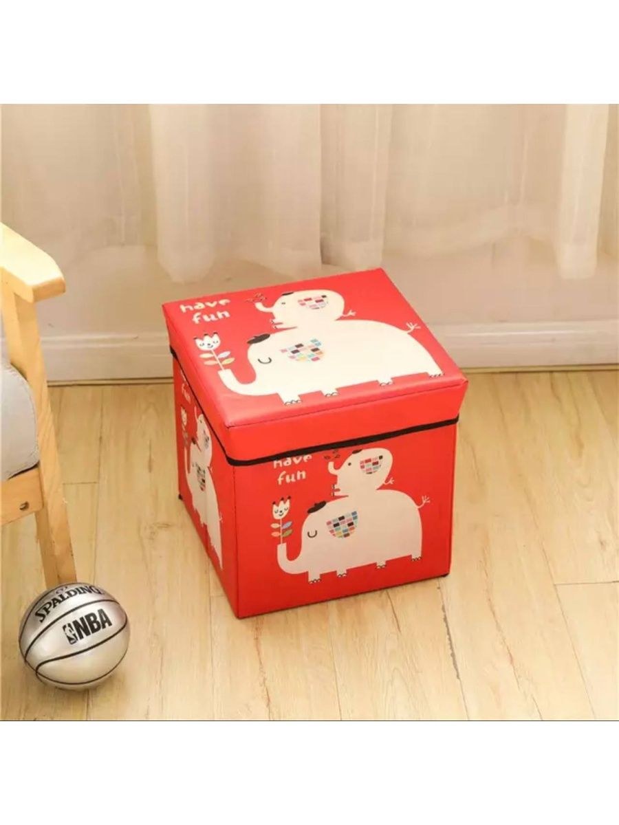 Пуф с ящиком детский