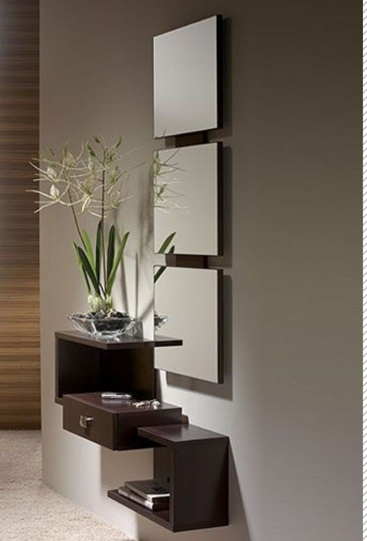 Полка под зеркало в прихожую