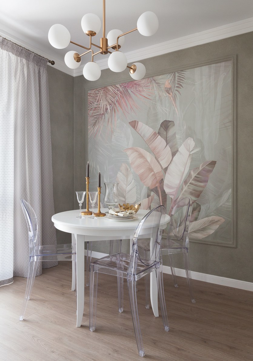 Фреска в современном интерьере