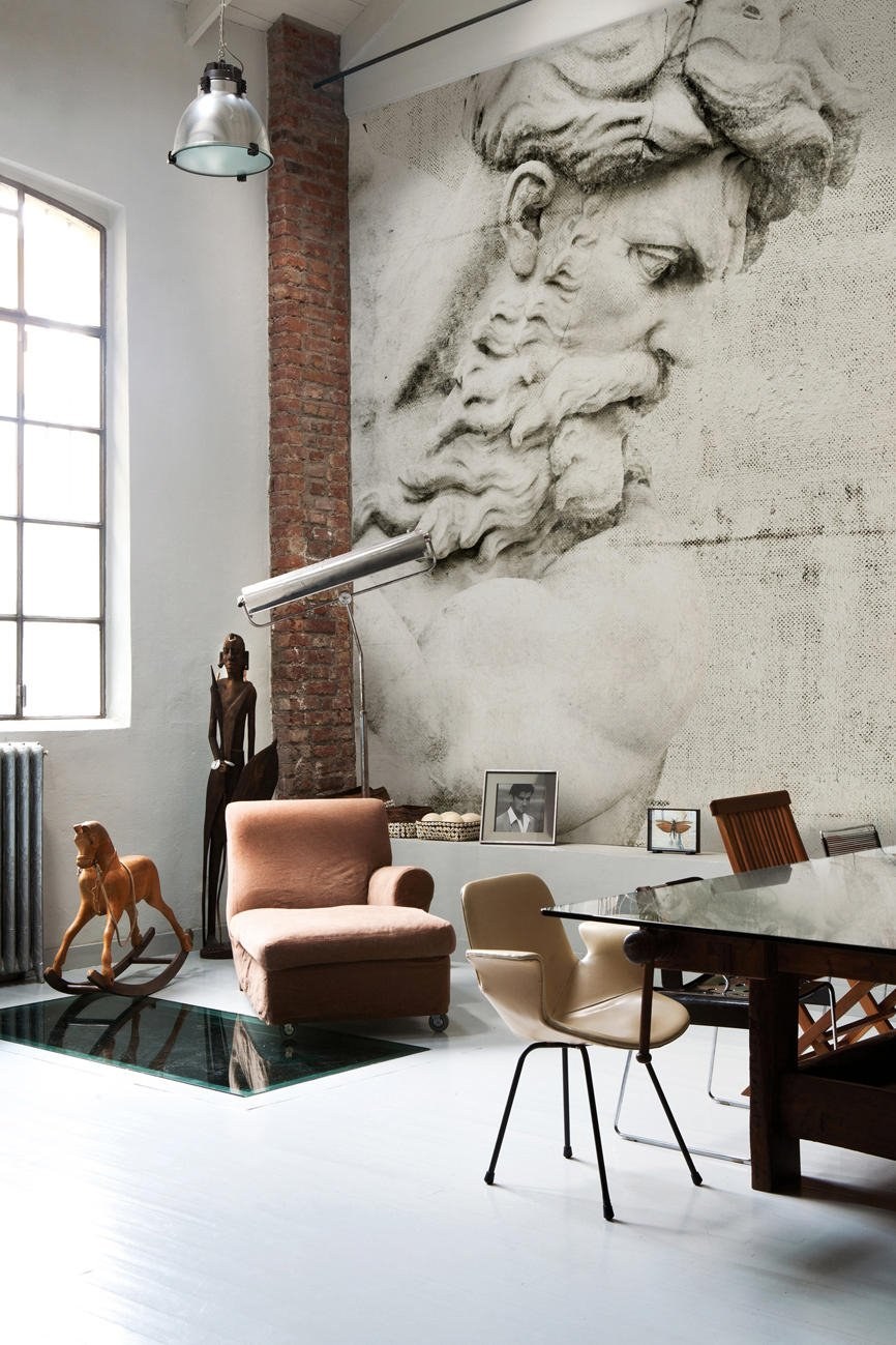 Необычные стены в интерьере