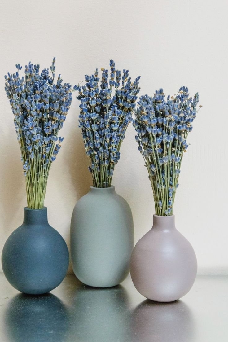 Вазочка с сухоцветами