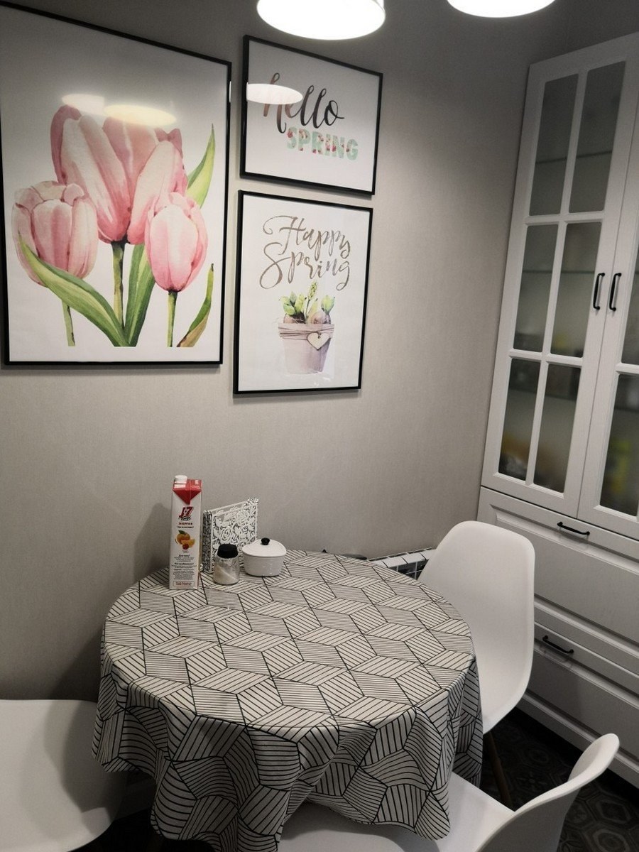 Декор обеденной зоны на кухне