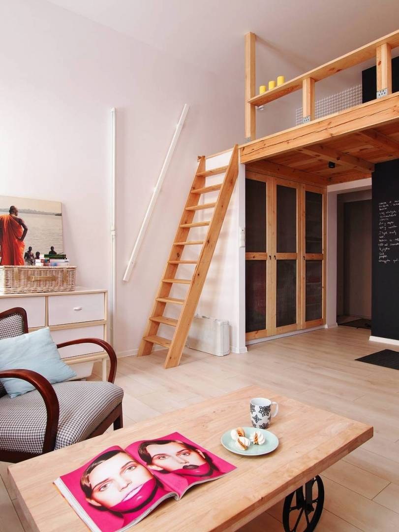 Антресольный второй ярус кровать чердак