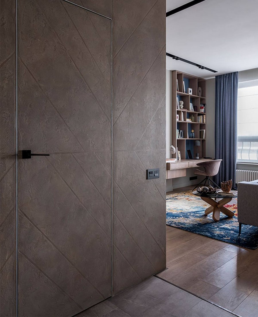 Невидимые двери в интерьере