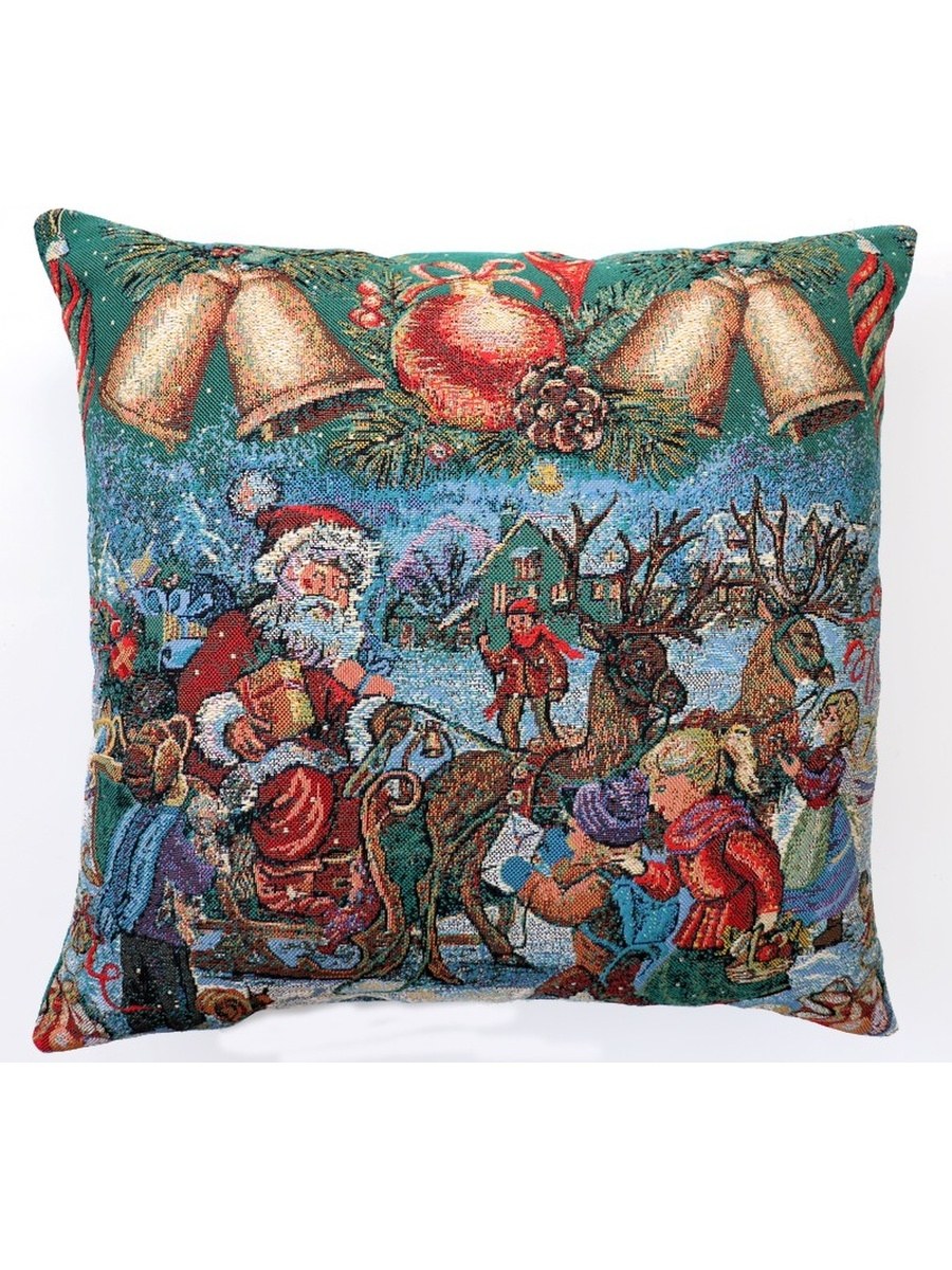 Декоративные подушки из гобелена в интерьере