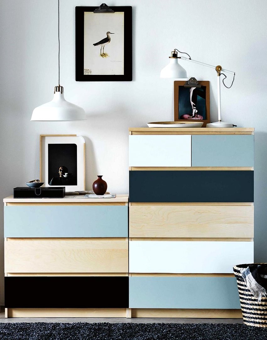 Мебель МАЛЬМ икеа в интерьере