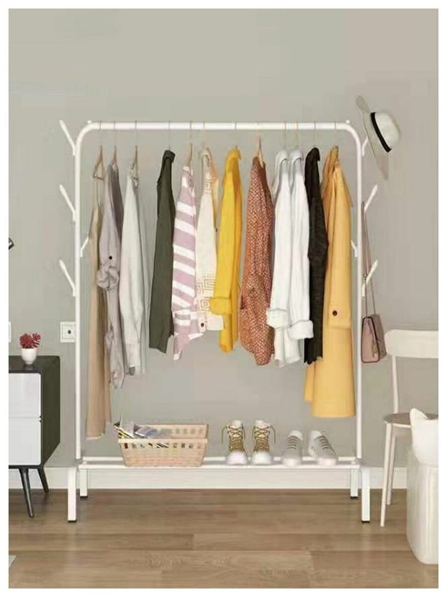 Вешалка напольная - рейл SOKOLTEC, 150 см х 110 см х 40 см